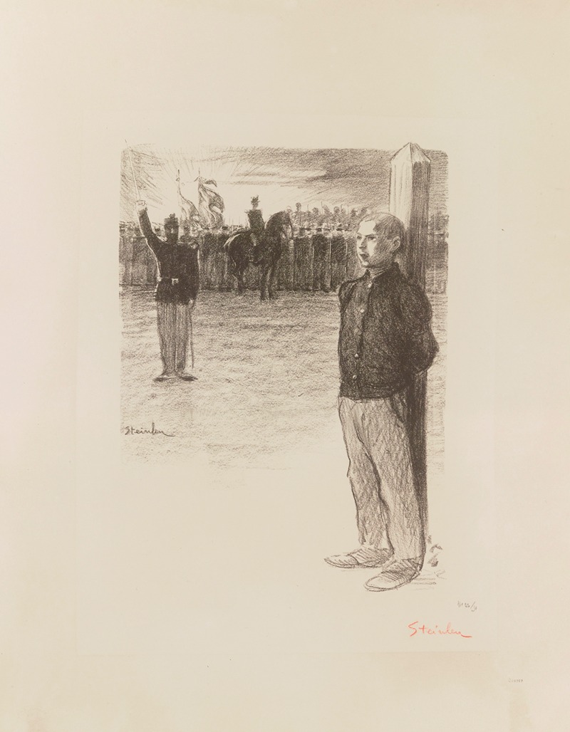 Théophile Alexandre Steinlen - Réhabilitation civile et exécution militaire