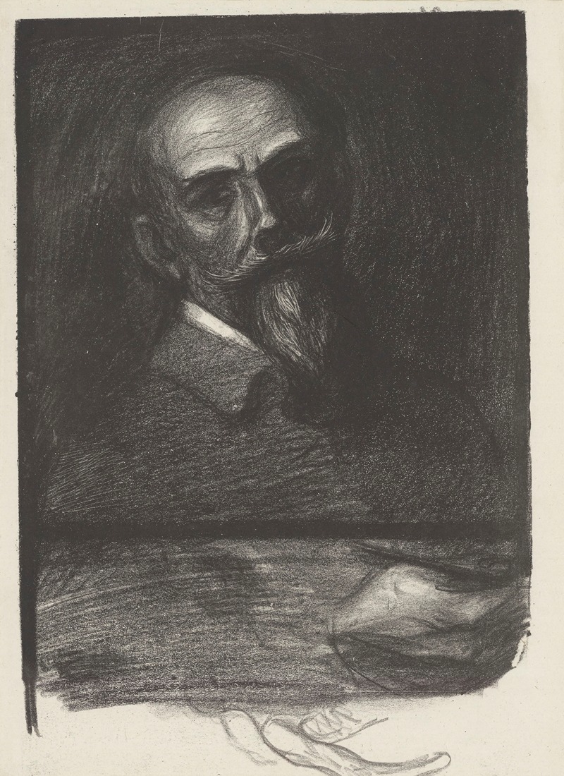 Théophile Alexandre Steinlen - Steinlen de face tête inclinée