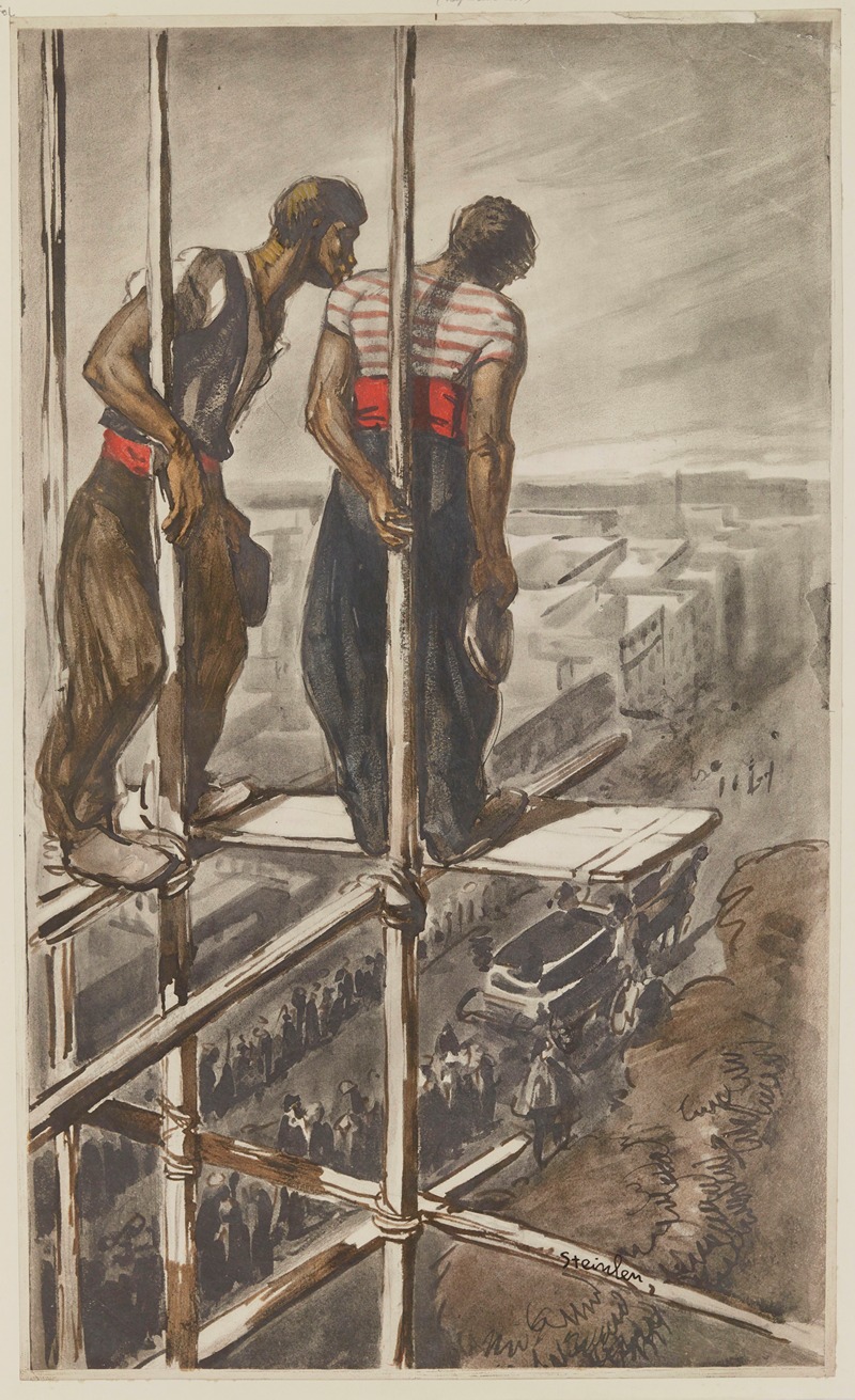 Théophile Alexandre Steinlen - Tu t’en iras les pieds devant!