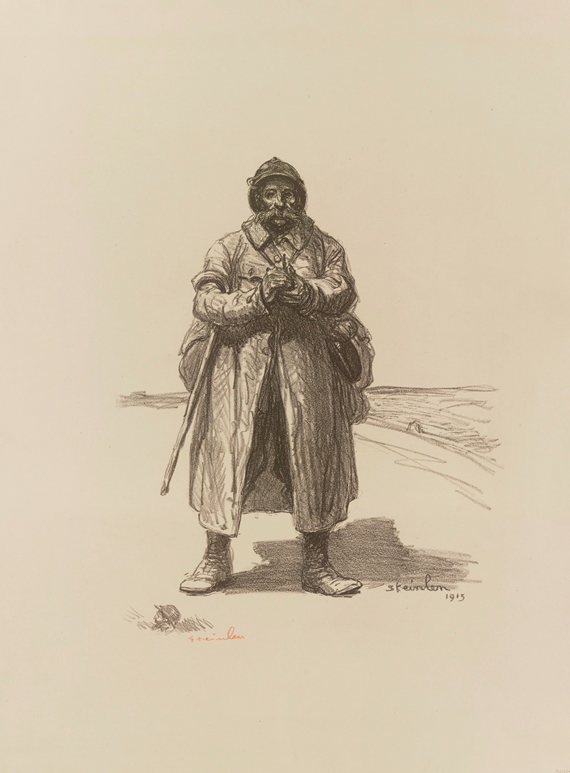 Théophile Alexandre Steinlen - Un vieux de la vieille