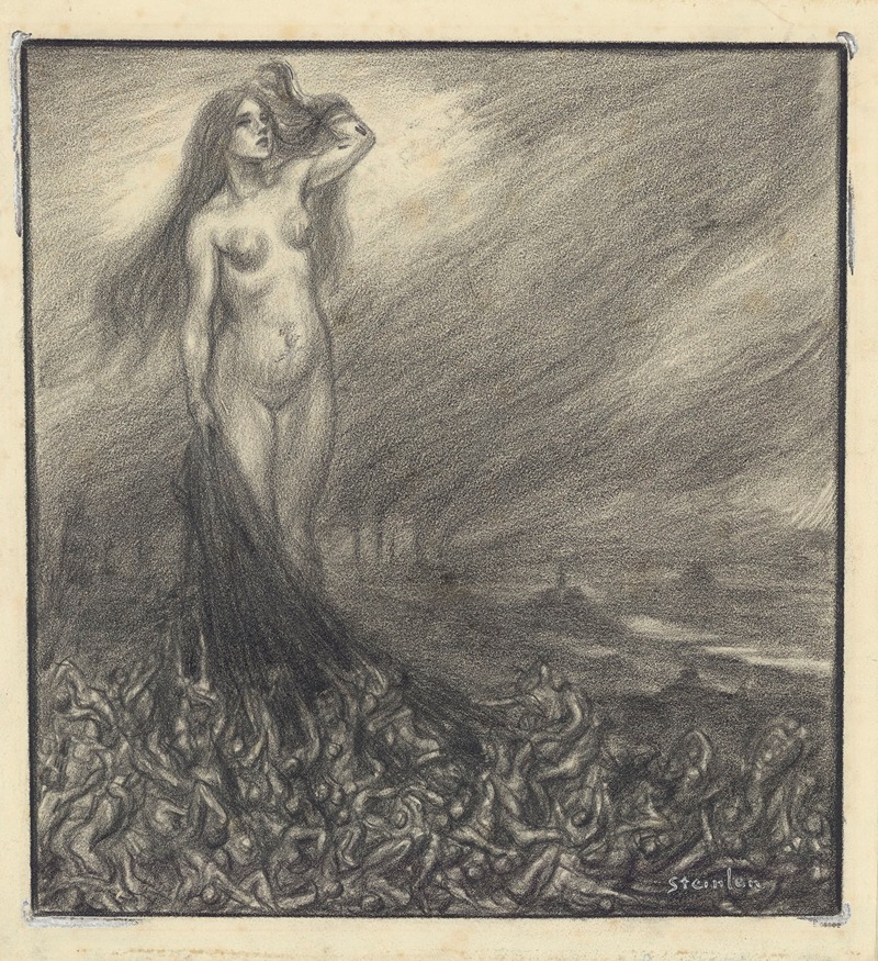 Théophile Alexandre Steinlen - Vision de Paris ou Marche vers la lumière