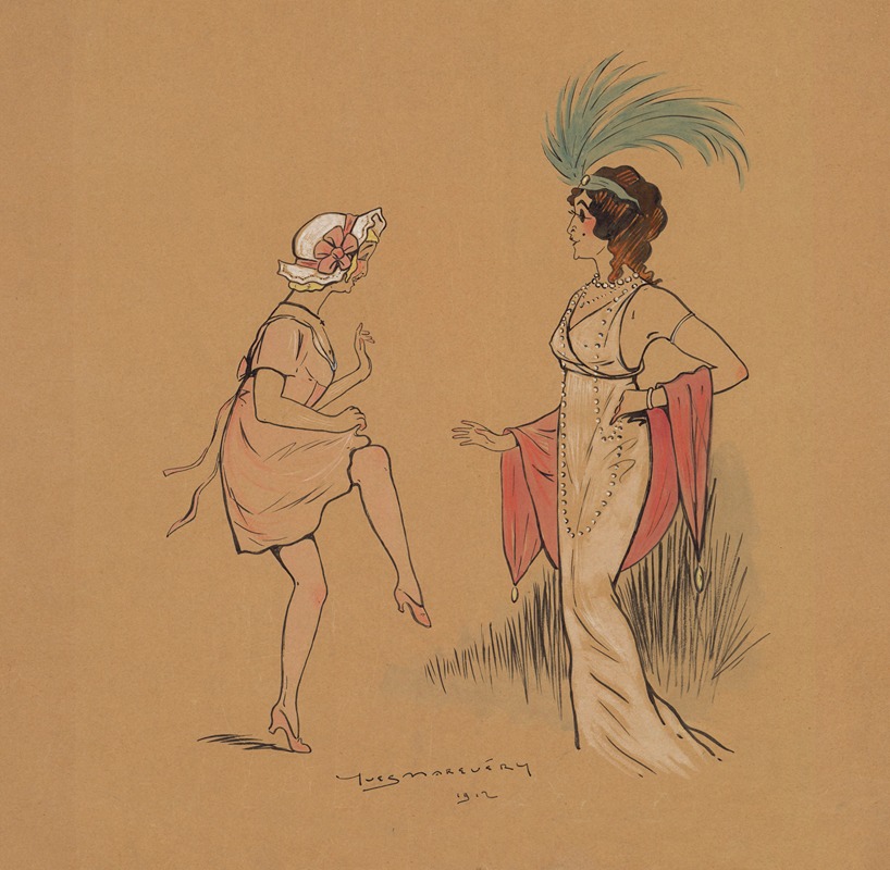 Yves Marevéry - Gaby Boissy et Lucy Jousset dans ‘Le voile d’amour’ de Fernand Nozière et Guérin