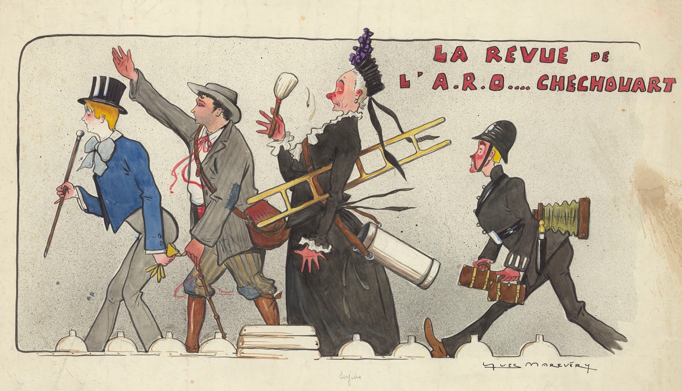 Yves Marevéry - La revue de l’A.R.O….chechouart de Valentin Tarrault et Charles Abadie