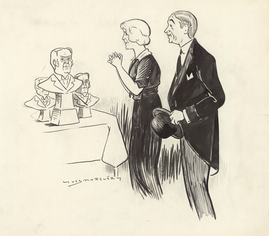 Yves Marevéry - Suzanne Révonne et Louis Gauthier dans ‘Le veau d’or’ de Lucien Gleize