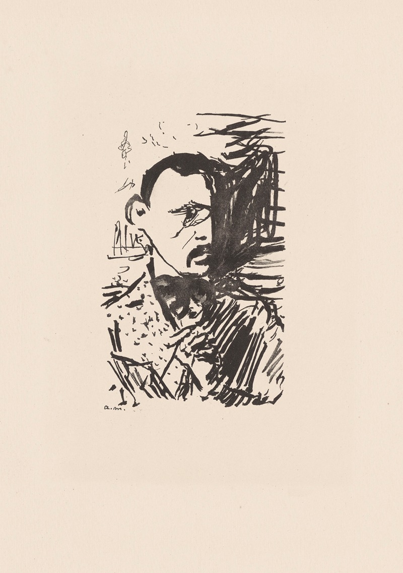 Albert Marquet - Autoportrait au noeud papillon