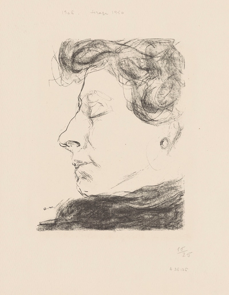 Albert Marquet - Mère de l’artiste de profil