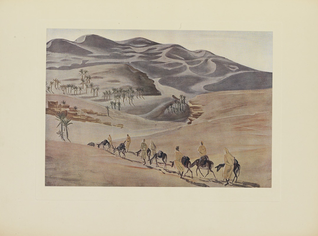 Alexandre Jacovleff - Dunes (Benni-Abbés)