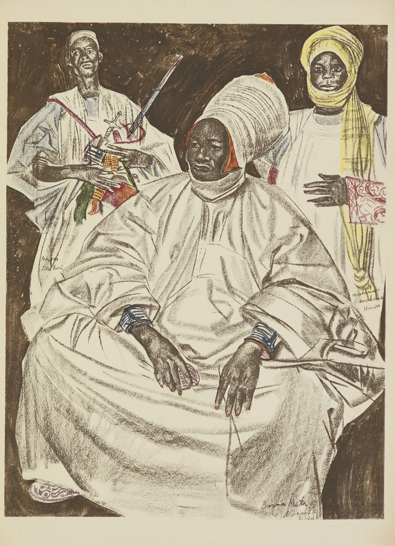 Alexandre Jacovleff - Barma Mata, Sultan de Zinder