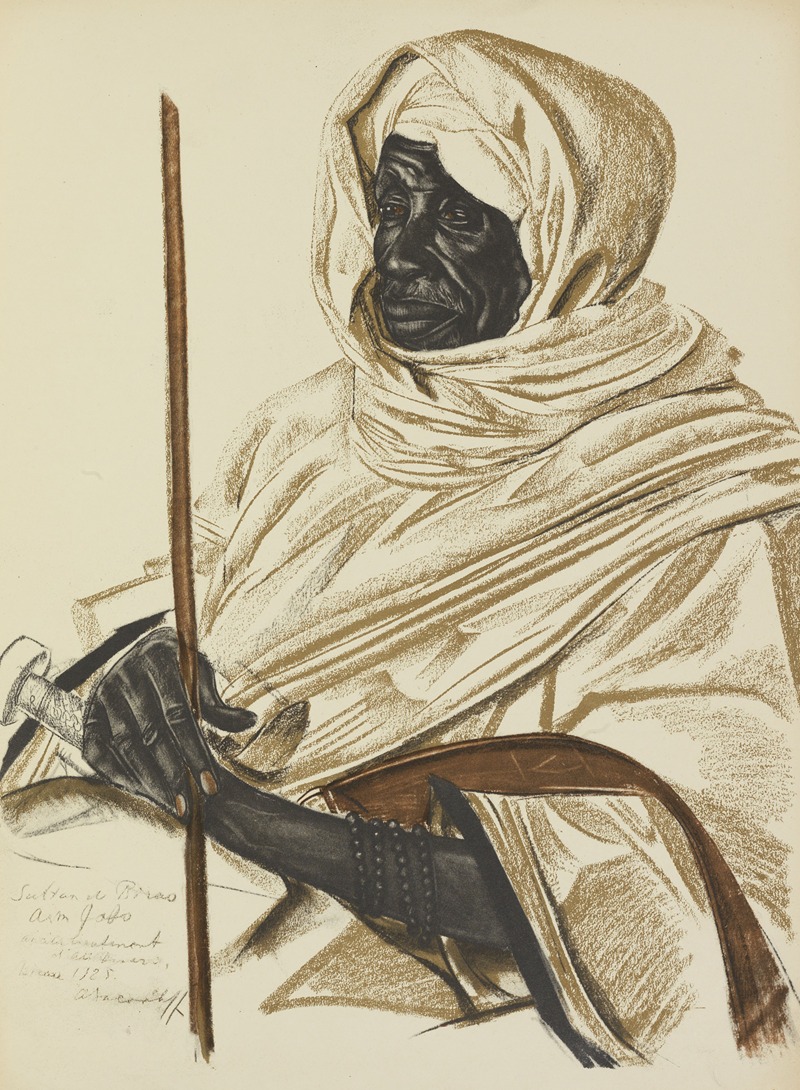 Alexandre Jacovleff - Aim Gabo, Sultan de Birao