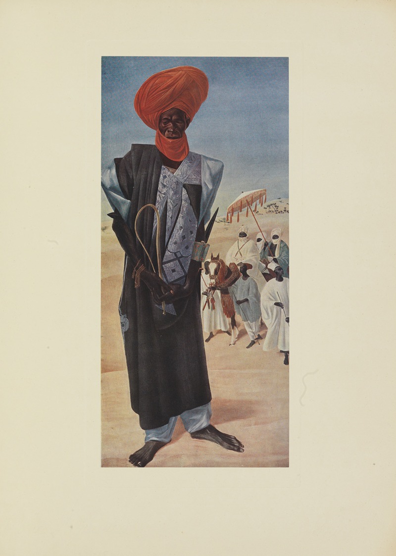 Alexandre Jacovleff - Magemma, chef des Cavaliers du Sultan Serky Mussa de Maradi