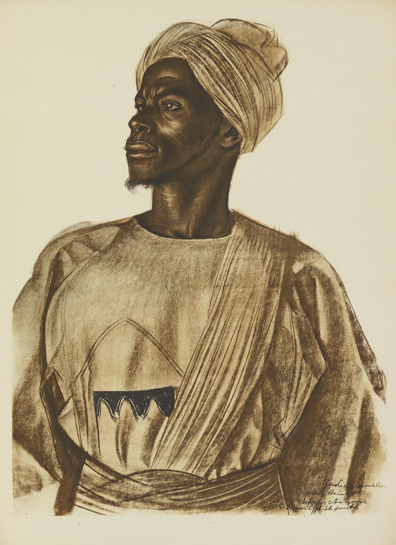 Alexandre Jacovleff - Gadem, chasseur d’Éléphants (Birao)