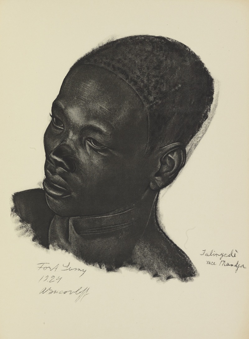 Alexandre Jacovleff - Ialingédé, race Mandja (Fort Lamy)