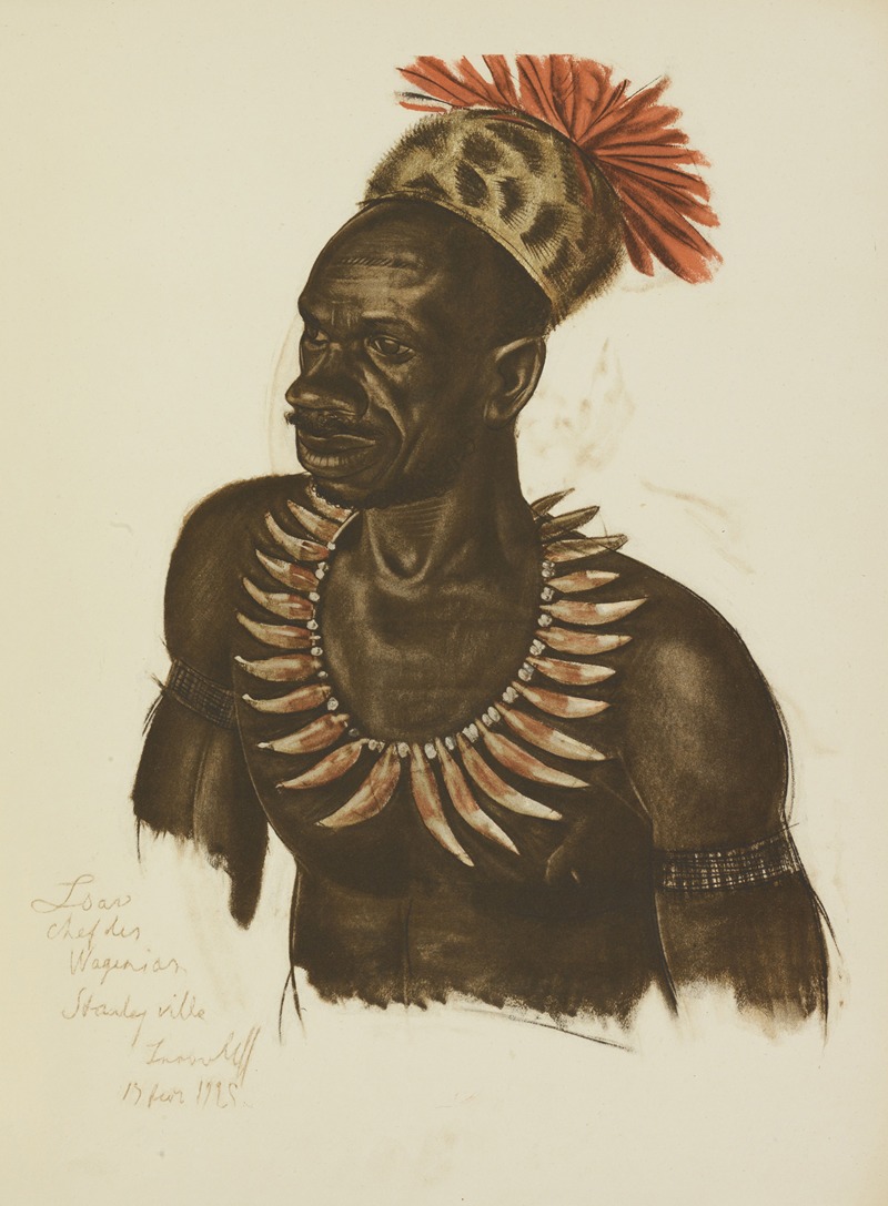 Alexandre Jacovleff - Louaho, chef Wagenia (Stanleyville)