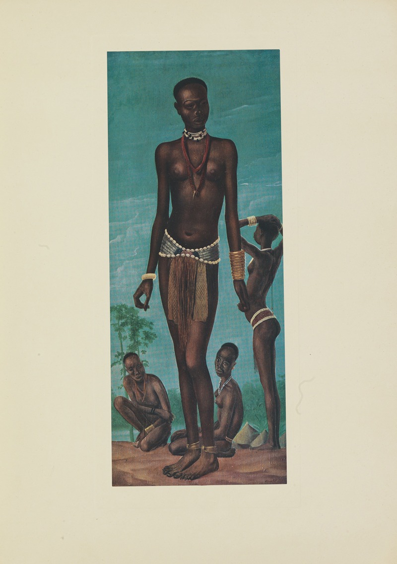 Alexandre Jacovleff - Daboa, jeune fille Sara (Fort Archambault)