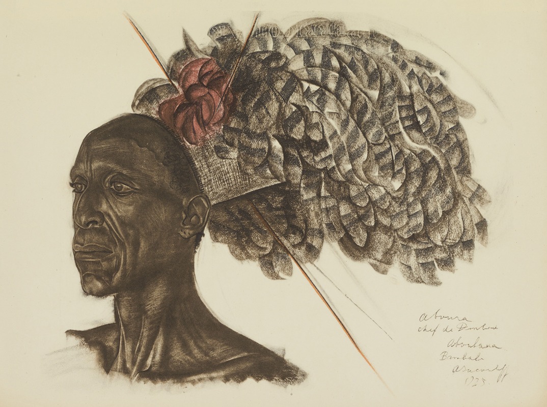 Alexandre Jacovleff - Aboura, chef Ababoua (Bambili)