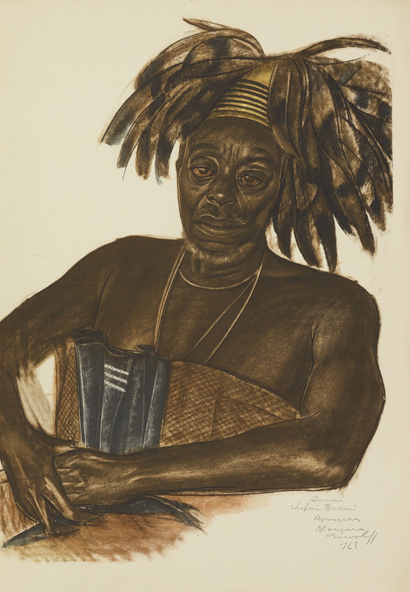 Alexandre Jacovleff - Boèmi, chef Avungura (Niangara)