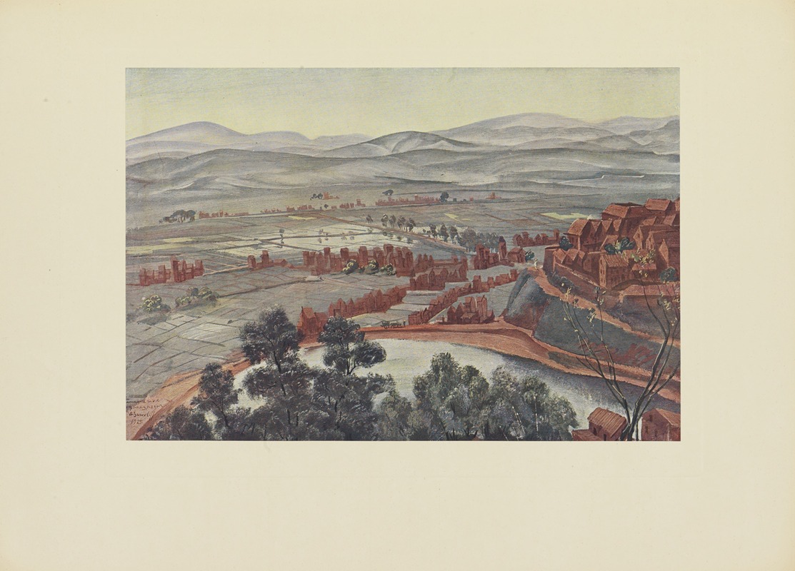 Alexandre Jacovleff - Tananarive, vue du Palais de la Reine