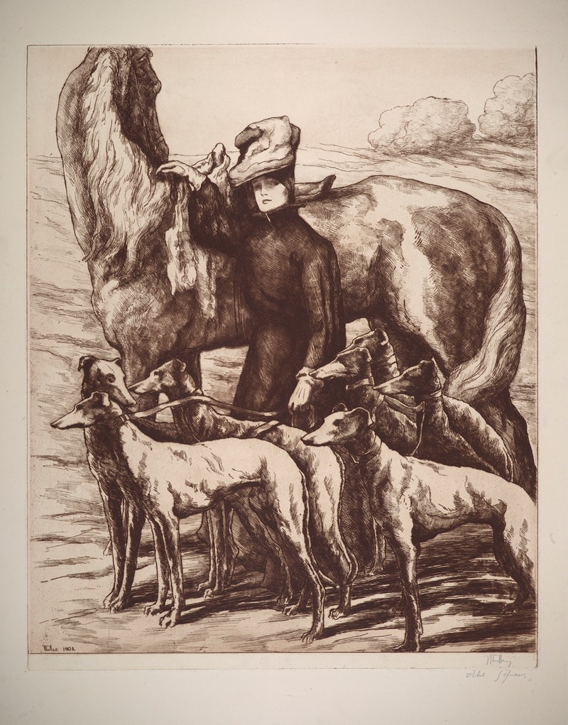 Alfredo Müller - Le départ pour la chasse