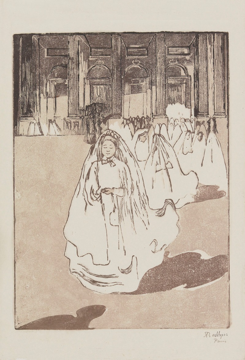 Alice Bally - Les Communiantes à Saint-Sulpice