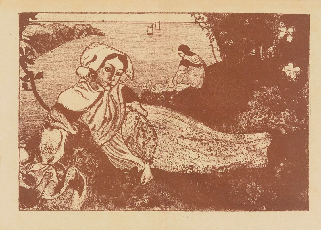 Armand Seguin - La Primavera – Femme couchée