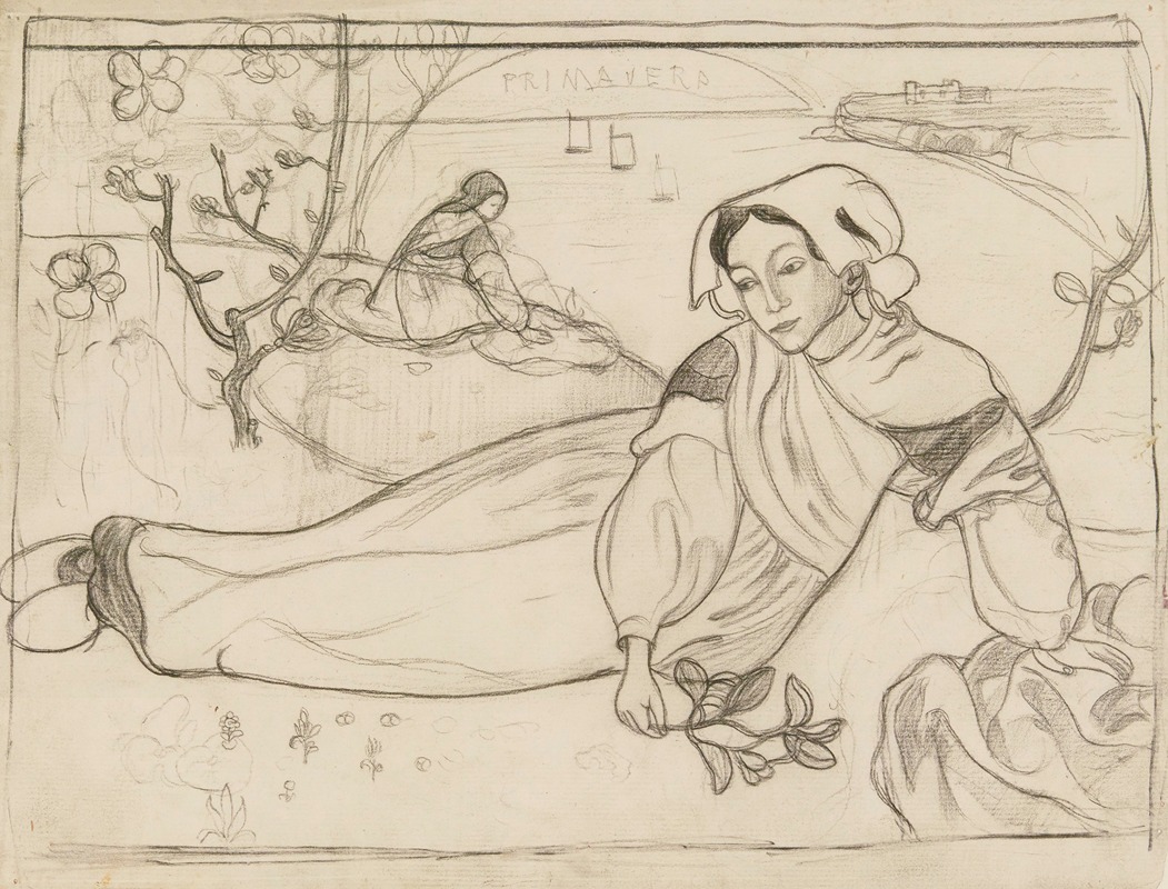 Armand Seguin - Primavera (Femme couchée)