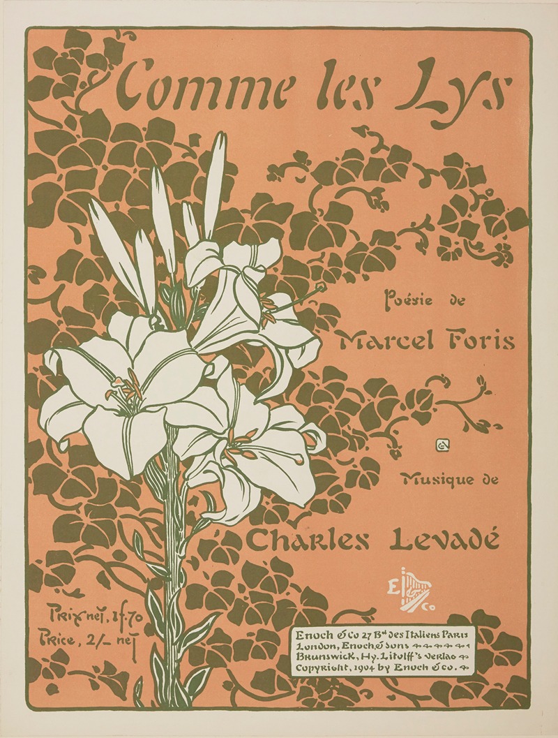George Auriol - Comme les lys