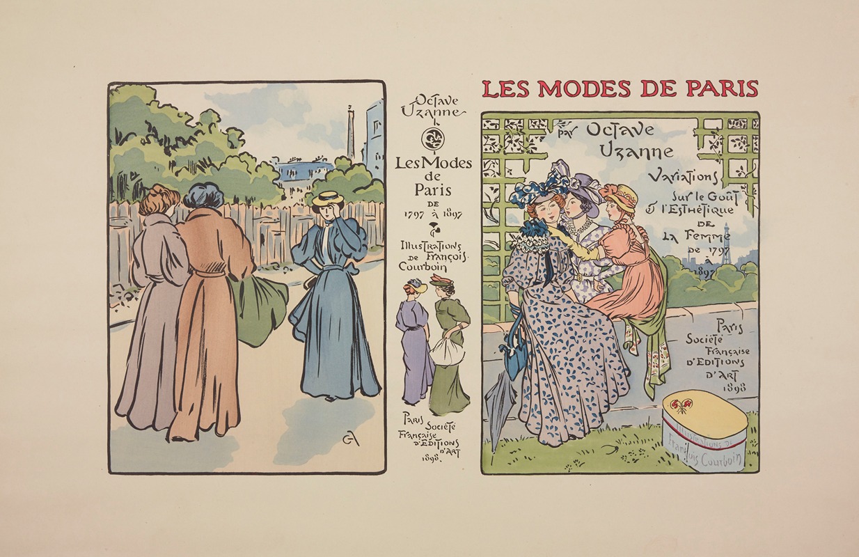 George Auriol - Les modes de Paris – couverture de livre