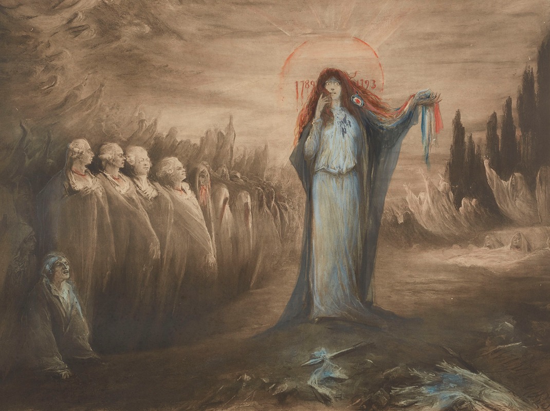 Georges Clairin - Sarah Bernhardt dans ‘Théroigne de Méricourt’