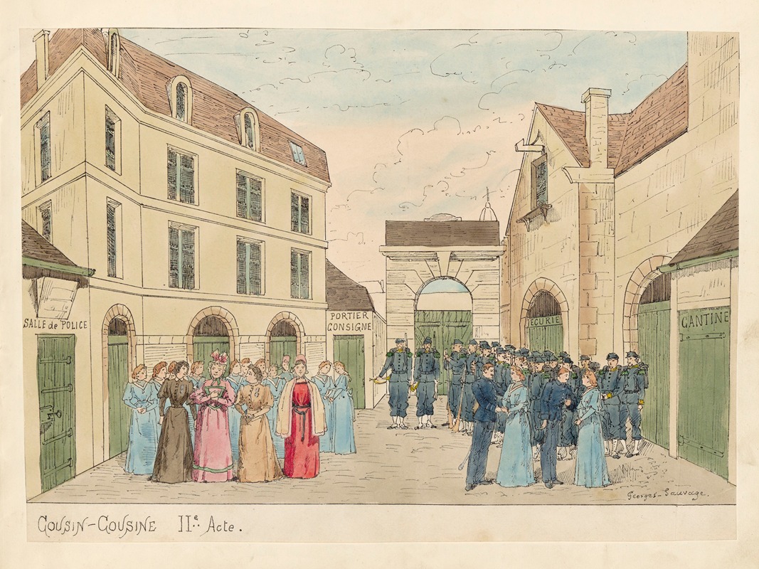 Georges Sauvage - Cousin-Cousine. IIe acte