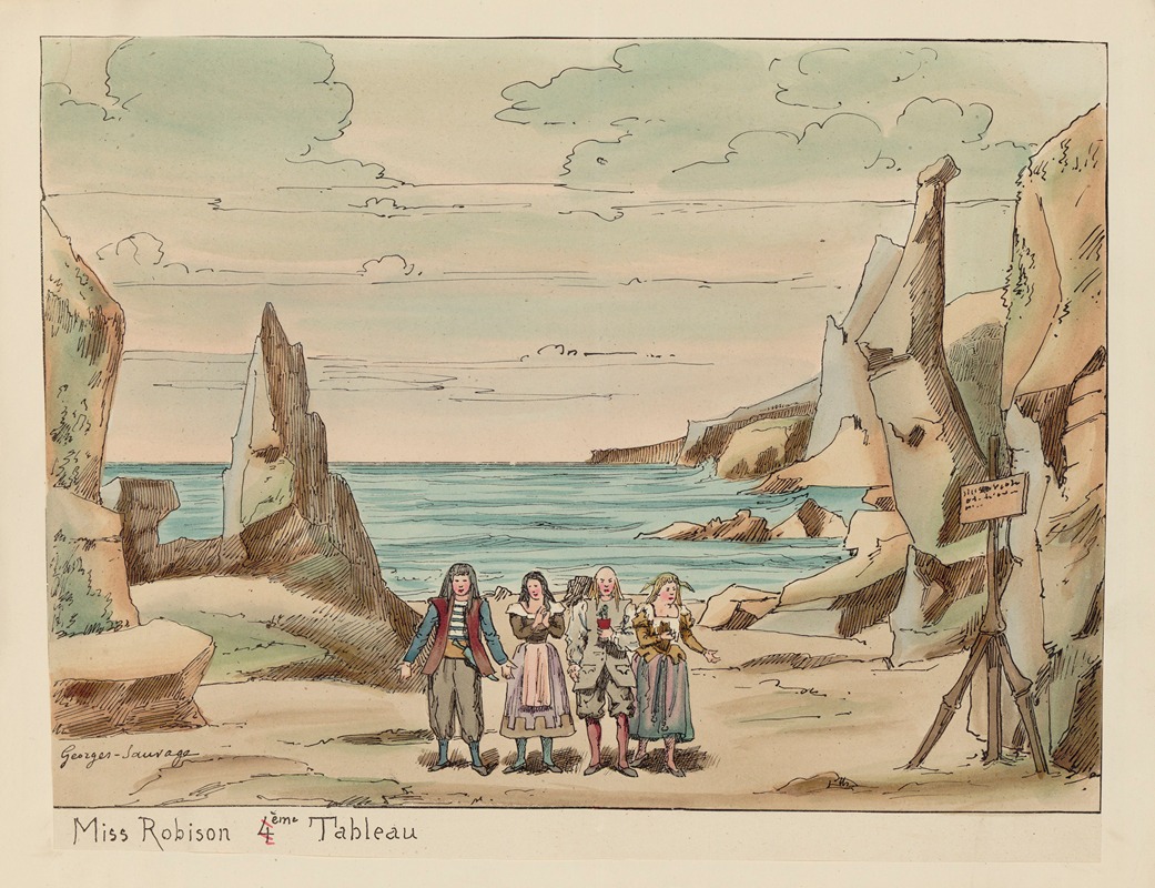 Georges Sauvage - Miss Robinson. 4ème tableau