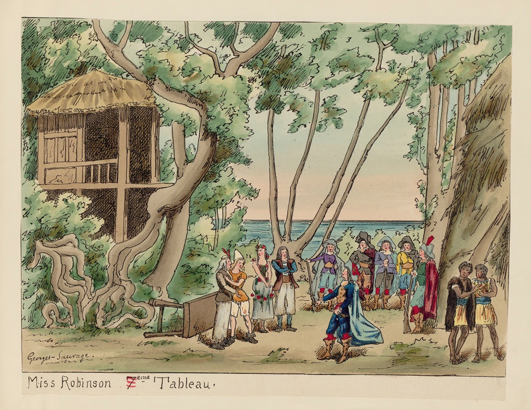 Georges Sauvage - Miss Robinson. 7ème tableau