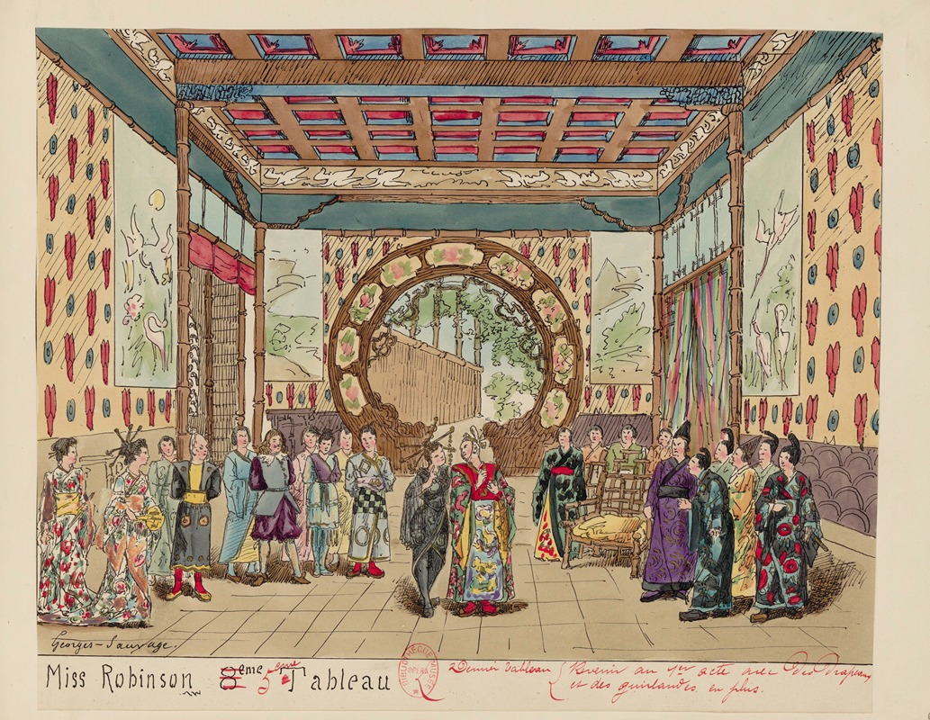Georges Sauvage - Miss Robinson. 8ème tableau
