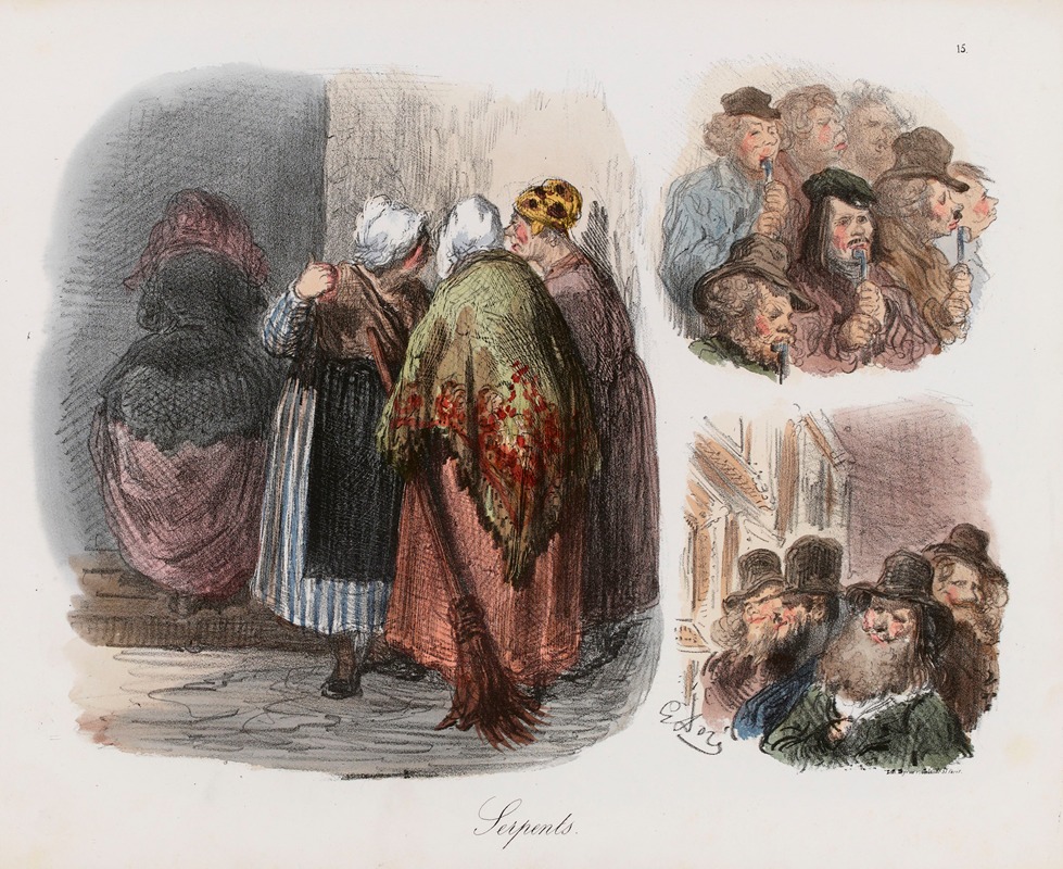 Gustave Doré - La ménagerie parisienne (Premier tirage) Pl.16