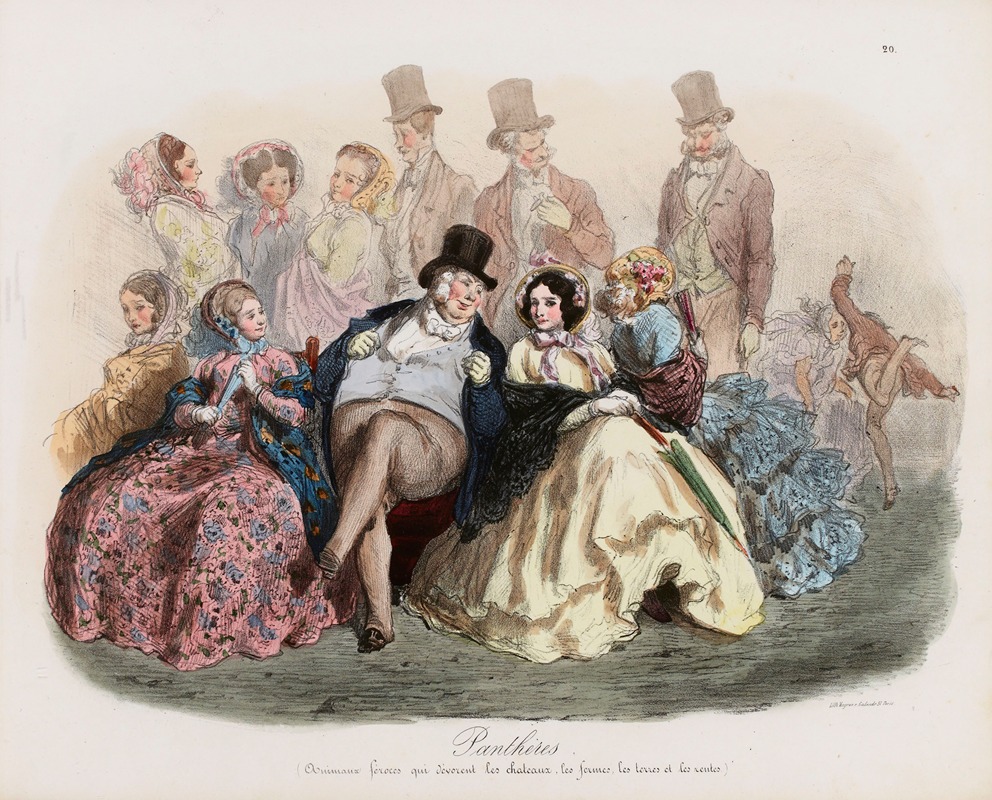Gustave Doré - La ménagerie parisienne (Premier tirage) Pl.21