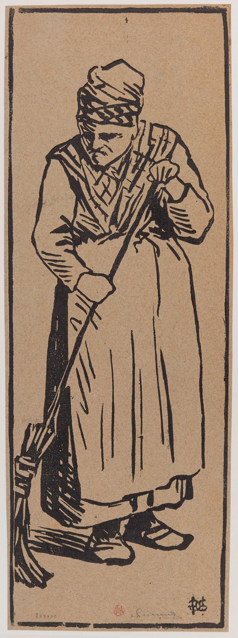 Henri-Charles Guérard - La vieille balayeuse