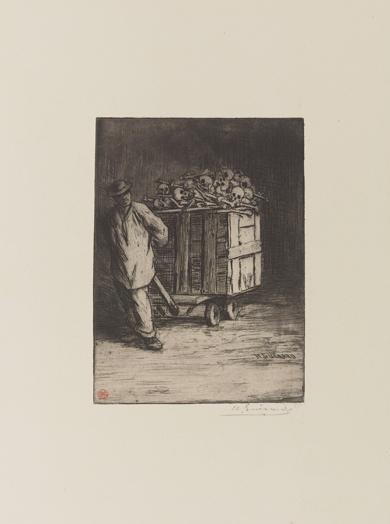 Henri-Charles Guérard - Le fossoyeur