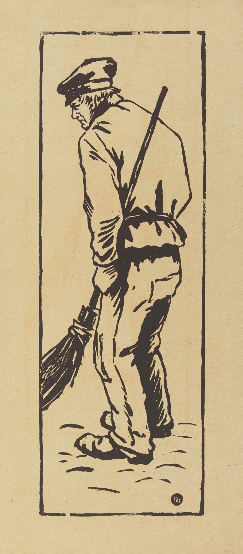 Henri-Charles Guérard - Le vieux balayeur