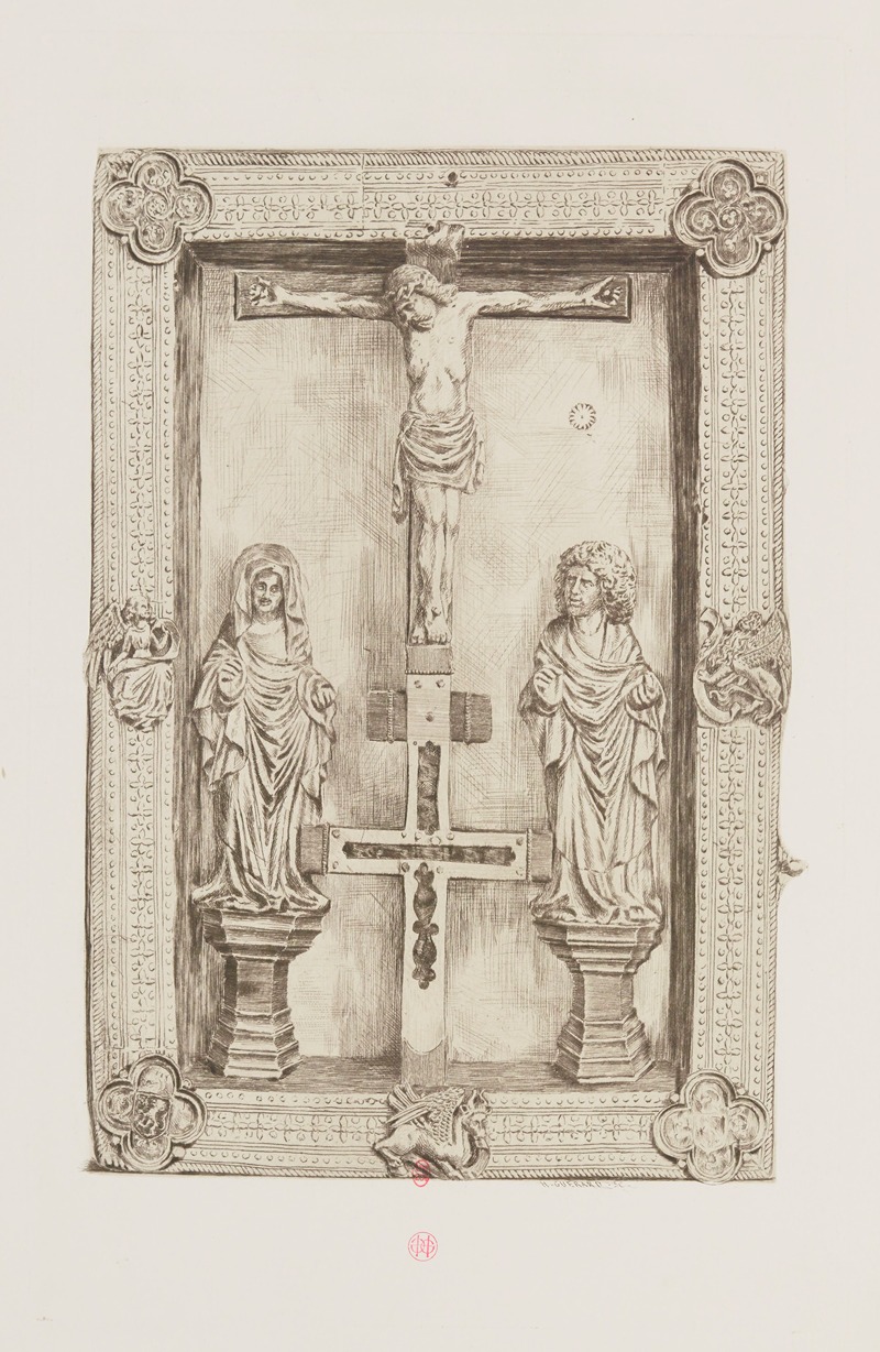 Henri-Charles Guérard - Reliure byzantine en argent repoussé et doré