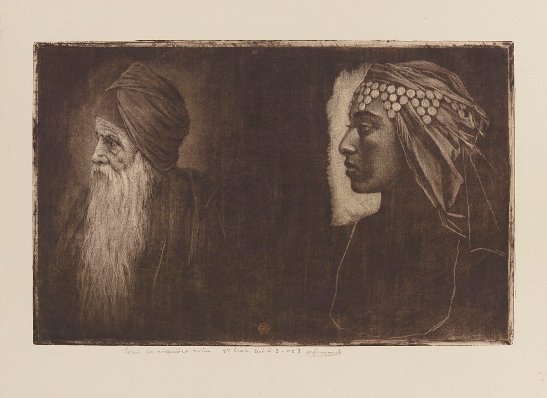 Henri-Charles Guérard - Salomon et Cléopâtre