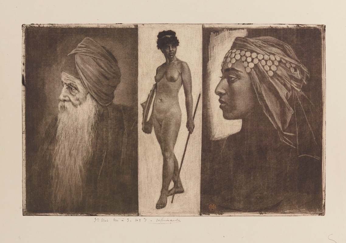 Henri-Charles Guérard - Salomon et Cléopâtre