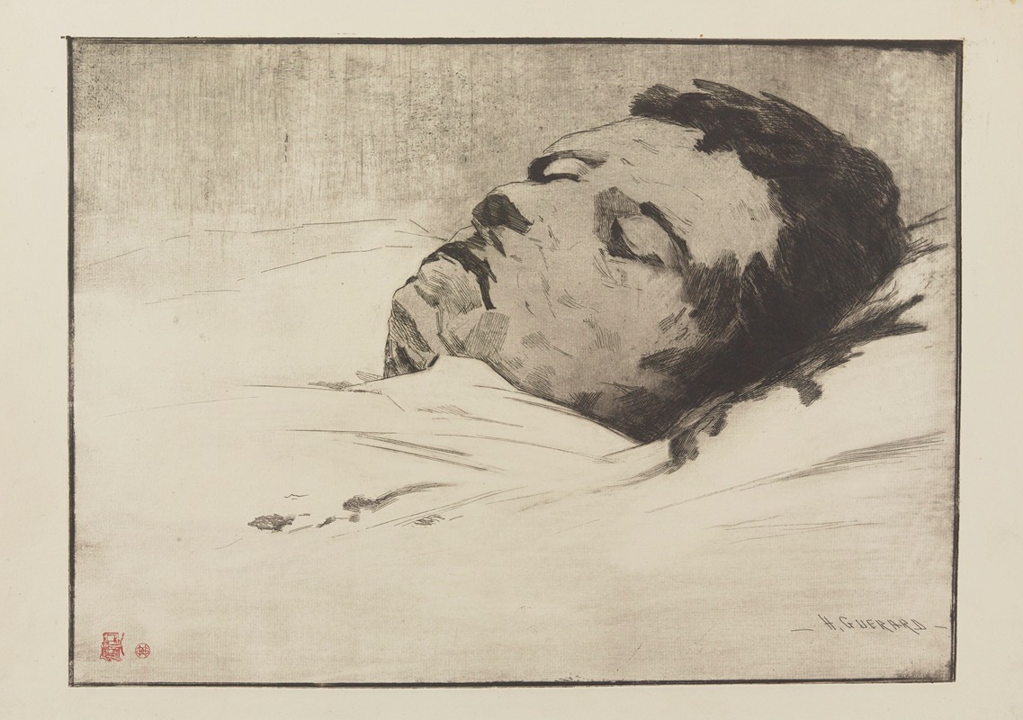 Henri-Charles Guérard - Tête de mort