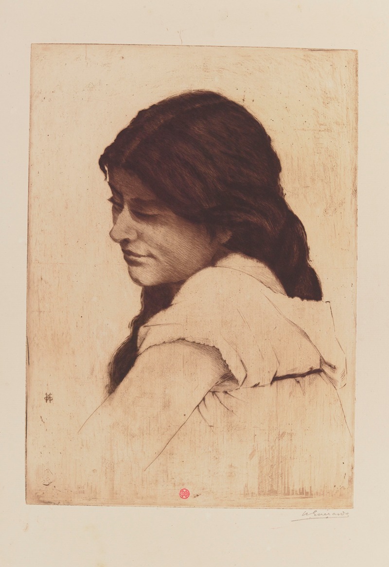 Henri-Charles Guérard - Tête d’étude