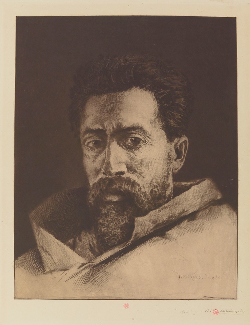 Henri-Charles Guérard - Un grévist 1890