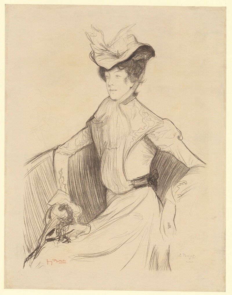 Henry Bataille - Femme assise dans un fauteuil