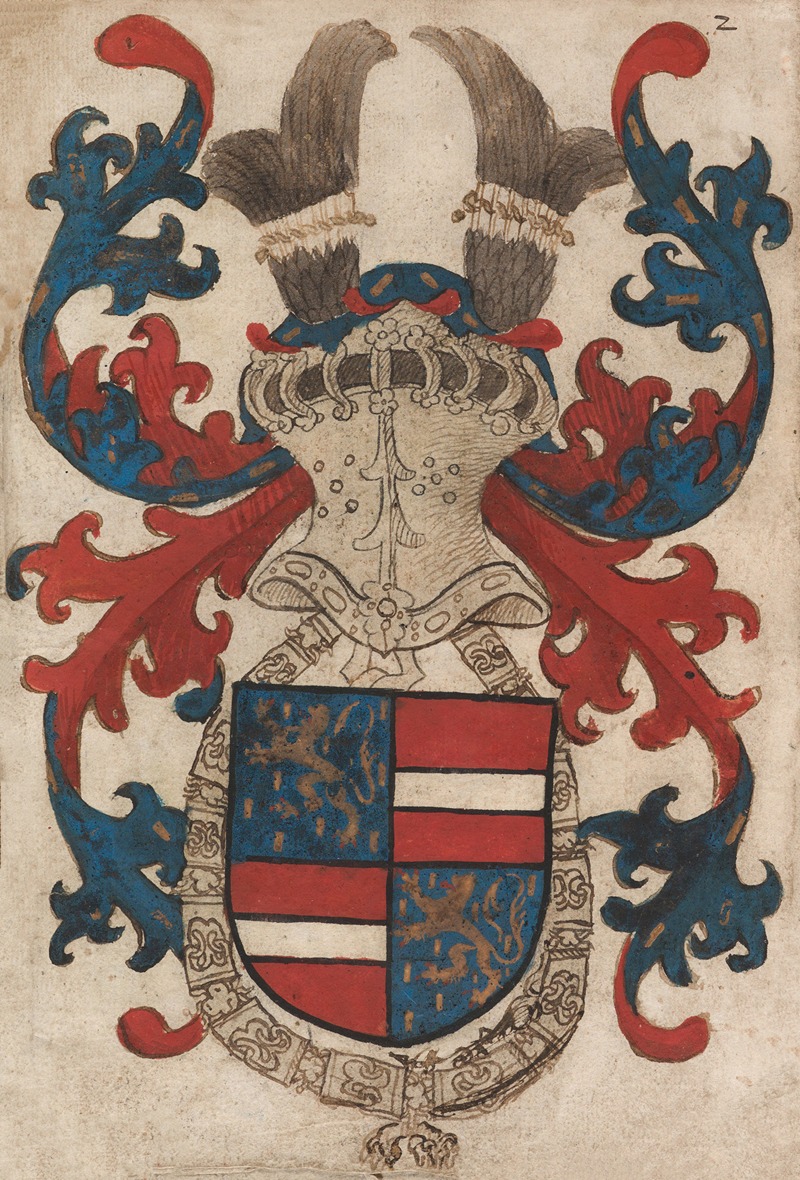 Herald of Nassau-Vianden - Coat of arms of Engelbrecht II of Nassau