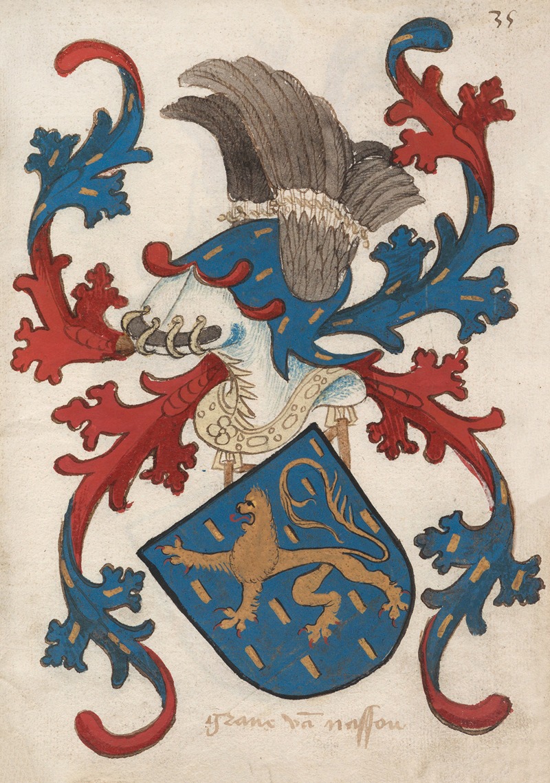Herald of Nassau-Vianden - Count of Nassau.