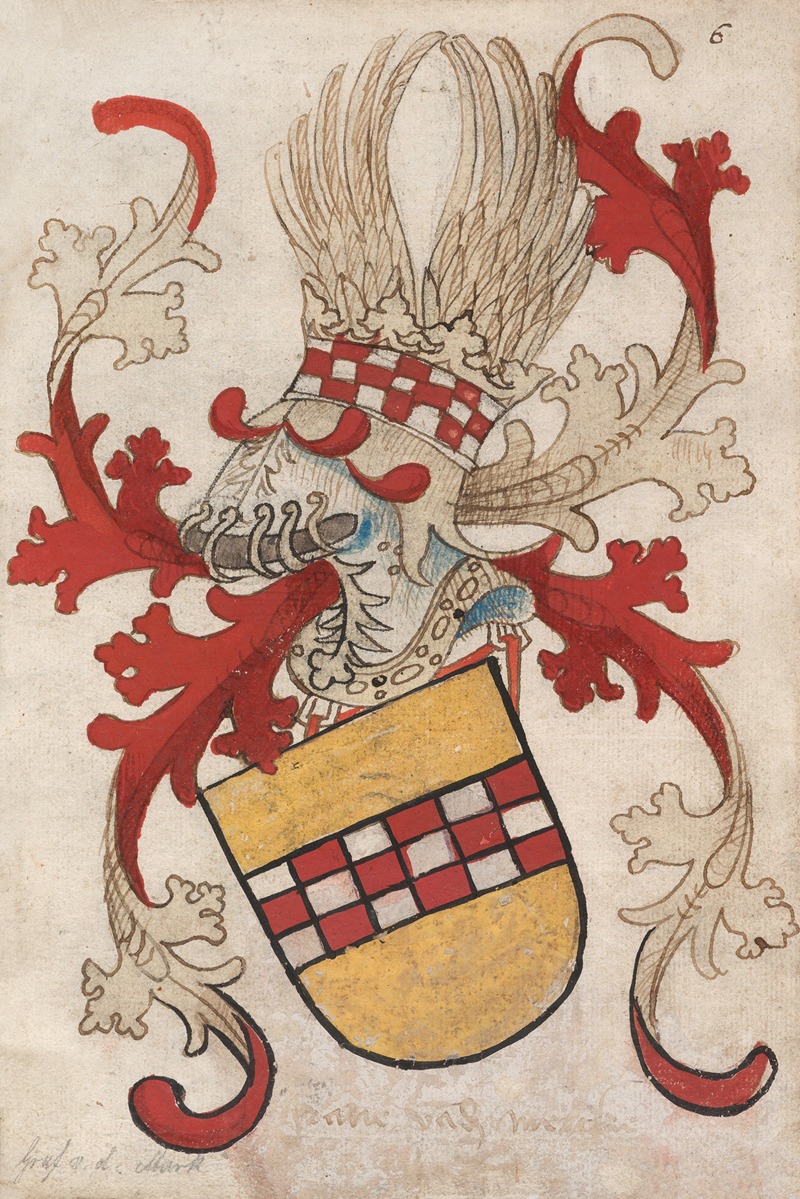 Herald of Nassau-Vianden - Count van der Mark