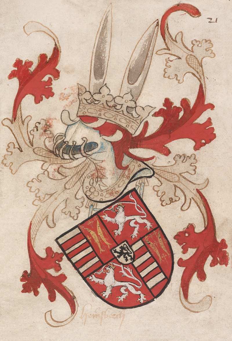 Herald of Nassau-Vianden - Loon-Heinsberg