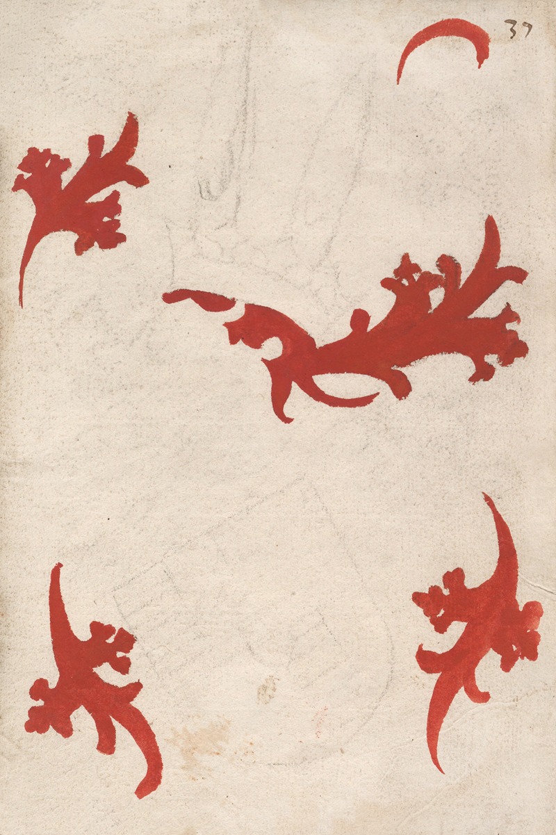 Herald of Nassau-Vianden - Unfinished coat of arms of Loon-Heinsberg
