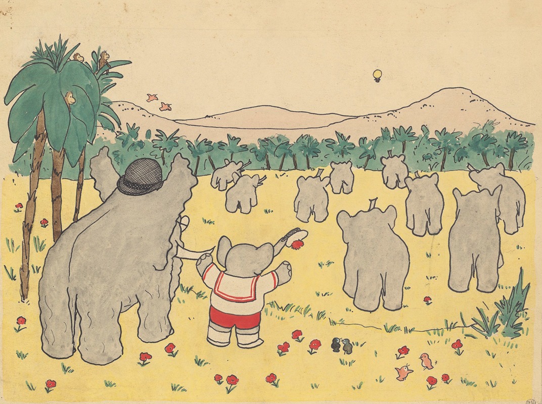 Jean de Brunhoff - Le voyage de Babar Pl.03